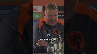 Koeman over Steven Bergwijn Het raakt me totaal niet 🚨 koeman bergwijn oranje [upl. by Litnahs]