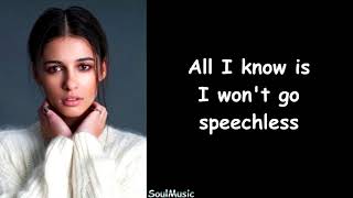 Naomi Scott  Speechless Full Lyrics [upl. by Quinn718]