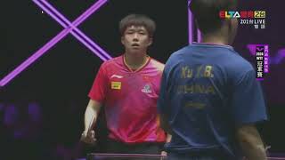 WTT Champions Macao 2024 Mens Singles  Round of 16 WANG Chuqin VS XU Yingbin [upl. by Lacim36]