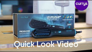 REVAMP Progloss Deepform Straight amp Style Blow Dry Brush  Quick Look [upl. by Troxell99]