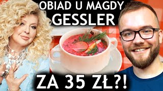 Restauracja Magdy Gessler 3daniowy obiad za 35 zł Magda Gessler i lunche U Fukiera  GASTRO VLOG [upl. by Einoj]