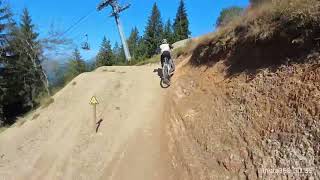 Morzine jump line  MTB DH [upl. by Nimajeb]