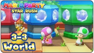 Mario Party Star Rush  Walkthrough Part 12 Toad Scramble Level 33 [upl. by Sinnod]