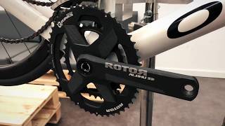 ALDHU crankset montage met Direct Mount Q RINGS [upl. by Guinn517]