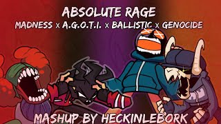 Absolute Rage Madness x AGOTI x Ballistic x GenocideFnF Mashup by HeckinLeBork [upl. by Giuseppe]