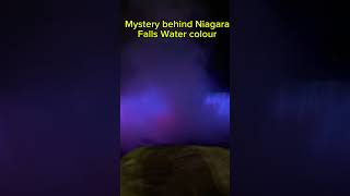 Mystery Behind Niagara Falls Water Colour niagarafalls mystery water colors shorts shortvideo [upl. by Aneehsit729]