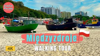 Międzyzdroje  Misdroy  Walking Tour  🇵🇱 Polnische Ostsee  4K [upl. by Ellinger722]