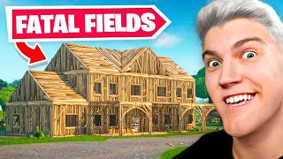 Jai RECONSTRUIT la MAISON de FATAL FIELDS sur FORTNITE [upl. by Yeliah]