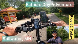 Fathers Day ride on Gateway Trail Take 2 Lifting Bridge in action June 16 2024 [upl. by Armando]