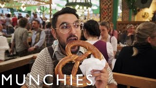 Pork Knuckles and Weisswurst MUNCHIES Presents Oktoberfest [upl. by Elyn]