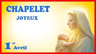 CHAPELET 🙏 Lundi 1er Avril  Mystères Joyeux PÂQUES [upl. by Norine]