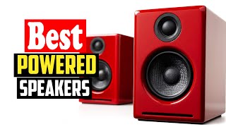 ✅Top 10 Best Powered Speakers for Turntable Reviews in 2024 [upl. by Nawad]