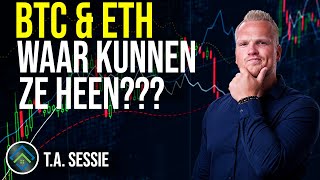 Staat er een CRASH op ons te wachten  Hier kijk ik naar voor BTC en ETH  Koersanalyse [upl. by Macmahon]