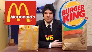 McDonalds VS Burger King QUEM É MELHOR BIG MAC OU WHOPPER [upl. by Atikal]