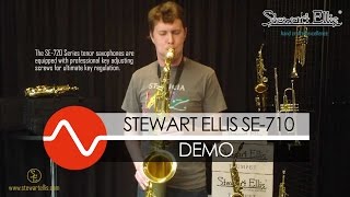 Andre de Laat about the Stewart Ellis SE710 saxophone [upl. by Eniretak]