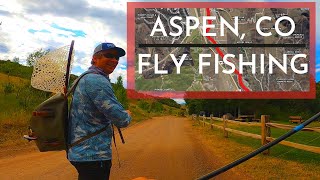 Fly Fishing near Aspen Colorado  Roaring Fork and Frying Pan [upl. by Shannah]