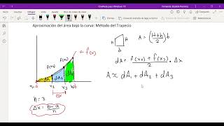 Área bajo la curva Método del trapecio [upl. by Faria79]