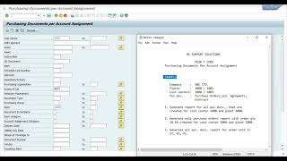 SAP ME2K T Code  SAP MM  SAP Purchasing Documents Report Per Account Assignment Cost Center [upl. by Eiramassenav]