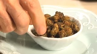 Fried Capers 203 Jacques Pepin More Fast Food My Way [upl. by Low]