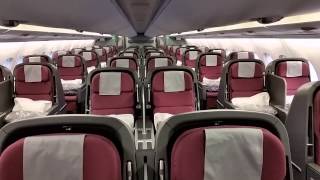 Qantas A380 cabin walkthrough  upper deck [upl. by Cosma938]