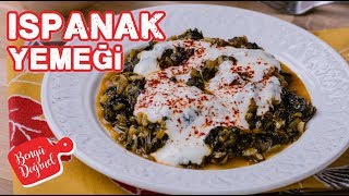 Pirinçli Ispanak Yemeği Nasıl Yapılır Kolay Sebze Yemeği Tarifi Yemek Tarifleri [upl. by Ximenez]