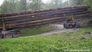 VOLVO FH 550 Métier de lextrême  descente du Mont Guillaume [upl. by Yrovi]