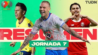 🔥RESUMEN DE LA JORNADA 7  Completo  Liga Mx  Apertura 2024  TUDN [upl. by Eusoj]