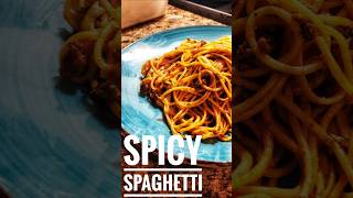 Spicy Spaghetti pasta recipe dinner highprotein [upl. by Palm]