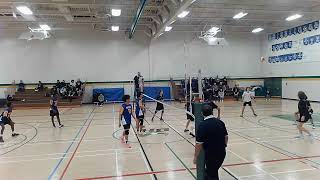 AAA JV Boys Volleyball Provincials St Maurice vs Neelin [upl. by Cariotta353]