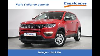 2554KNP Jeep Compass 14 multiair sport 4x2 103kw Rojo [upl. by Anaeg298]