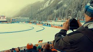 Biathlon in Antholz 2018 These are the top 5 at the finish mass start men [upl. by Anibor]