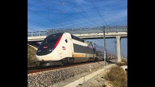 TGV en France  High speed Train in France [upl. by Belter]