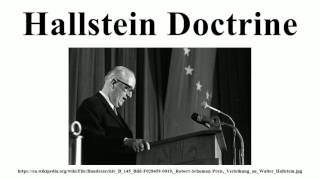 Hallstein Doctrine [upl. by Odama]