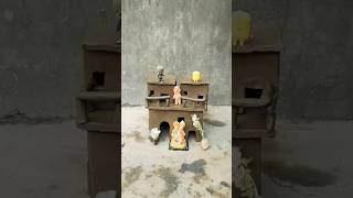 Mitti ka ghar 🏠shortfeed craft shortvideo clay viralvideo clayart viralshorts mitti shorts [upl. by Deering]