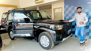 2024 Mahindra Scorpio Classic S Black  13 Lakh Top Model ❓ Walkaround and Full Detail  Dabangg SUV [upl. by Alfons]