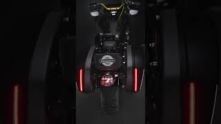 Advanblack EDGELINE Clamshell Saddlebags LED Lights For Low Rider ST [upl. by Egroeg179]