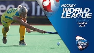 England vs Australia  Womens Hockey World League London Final 30613 [upl. by Folsom]