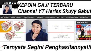 Amazing🤑😱 Gaji YouTube Heriss Skuyy Gabut Terbaru gajiyoutuberpemulaterbaru tranding heriss [upl. by Yajeet]