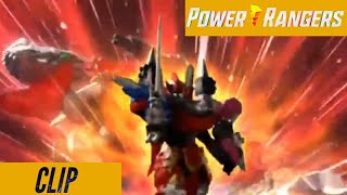 Dino Fury Megazord First Fight  Dino Fury  Lost Signal [upl. by Akcirederf384]