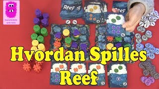 Reef Hvordan spilles In Danish brætspil familiespil abstrakt spil [upl. by Leahcin]