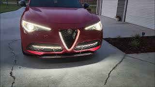 2022 ALFA ROMEO STELVIO MONZA EXHAUST COLD START [upl. by Wolfe]