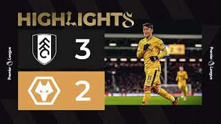 Late penalty defeat  Fulham 32 Wolves  Highlights [upl. by Karyl]