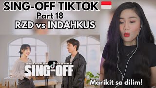 RZD vs INDAHKUS  SINGOFF TIKTOK SONGS PART 18 II REACTION VIDEO [upl. by Faxun]