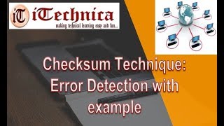 12 Checksum Error Detection with example [upl. by Aguie]