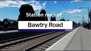 Bawtry Road Station map Roblox British Railway [upl. by Pals]