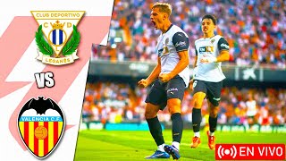 Leganés vs Valencia en vivo  La Liga Jornada 9 [upl. by Lynnett]