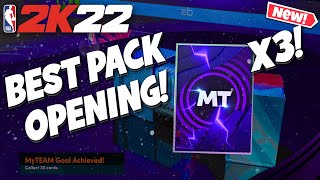 THE BEST FREE PACK OPENING ON NBA 2K22 MYTEAM [upl. by Walcott458]