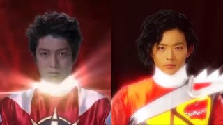 SS x SS Abaranger vs Kyoryuger Henshin  Dinosaur Sentai Theme [upl. by Cired]