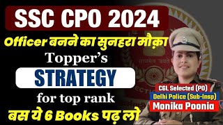 SSC CPO 2024 Strategy  Best Books for SSC CPO 2024 Preparation  Toppers Strategy for SSC CPO 2024 [upl. by Adnolahs75]