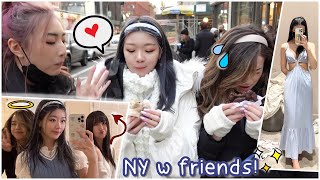 NYC w friends 🚖 new years at home 🍷🎉  Jaime vlog ft xchocobars ariasaki pokimane 🥰 [upl. by Peri]